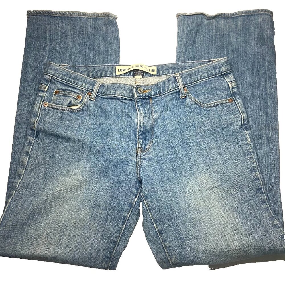 Vintage Y2K GAP Ultra Low Rise Bootcut Jeans Women's 12 Medium Wash